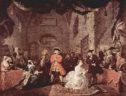 William Hogarth Painting of John Gays oil painting on canvas